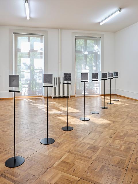 Exhibition view Fototechnika III, Observer effect, Photoforum, 2023 @ Rudolf Steiner