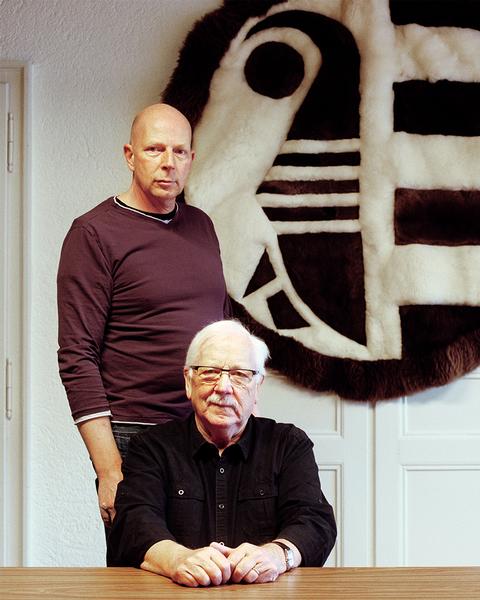 Eric et Michel, from the serie Soulèvements jurassiques, © Marion Léonie, 2017